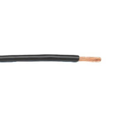 Alpha Wire Hook Up Wire Series Black 0.23 mm² Harsh Environment Wire, 24 AWG, 7/0.20 mm, 305m, PVC Insulation