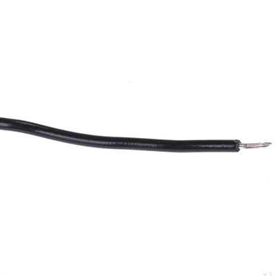 Alpha Wire Hook Up Wire Series Black 0.35 mm² Harsh Environment Wire, 22 AWG, 7/0.25 mm, 30m, PVC Insulation