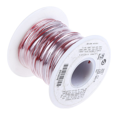 Alpha Wire Hook Up Wire Series Red 0.35 mm² Harsh Environment Wire, 22 AWG, 7/0.25 mm, 30m, PVC Insulation