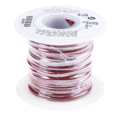 Alpha Wire Hook Up Wire Series Red 0.35 mm² Harsh Environment Wire, 22 AWG, 7/0.25 mm, 30m, PVC Insulation