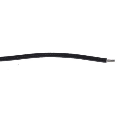 Alpha Wire Hook Up Wire Series Black 0.23 mm² Harsh Environment Wire, 24 AWG, 7/0.20 mm, 30m, PVC Insulation