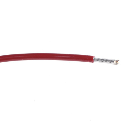Alpha Wire Hook Up Wire Series Red 0.23 mm² Harsh Environment Wire, 24 AWG, 7/0.20 mm, 30m, PVC Insulation