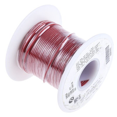 Alpha Wire Hook Up Wire Series Red 0.23 mm² Harsh Environment Wire, 24 AWG, 7/0.20 mm, 30m, PVC Insulation