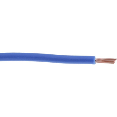 RS PRO Blue 1.5 mm² Hook Up Wire, 30/0.25 mm, 100m