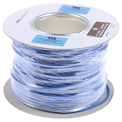 RS PRO Blue 1.5 mm² Hook Up Wire, 30/0.25 mm, 100m