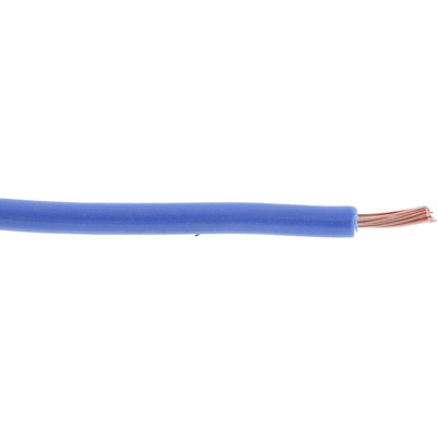 RS PRO Blue 2.5 mm² Hook Up Wire, 50/0.25 mm, 100m