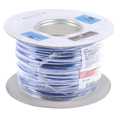 RS PRO Blue 2.5 mm² Hook Up Wire, 50/0.25 mm, 100m