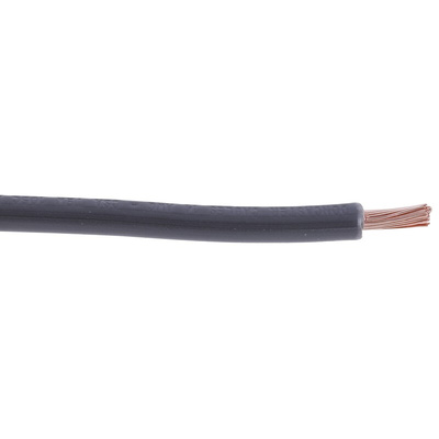 RS PRO Grey 2.5 mm² Hook Up Wire, 50/0.25 mm, 100m