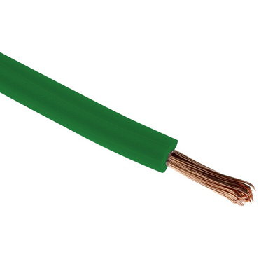 RS PRO Green 0.5 mm² Hook Up Wire, 16/0.2 mm, 100m