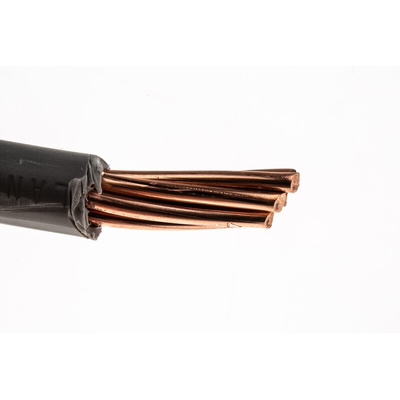 RS PRO Grey 25 mm² Hook Up Wire, 7/2.14 mm, 50m