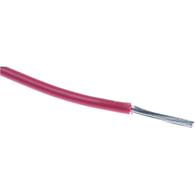 RS PRO Red 1.3 mm² Hook Up Wire, 16 AWG, 1C, 30.5m, MPPE Insulation