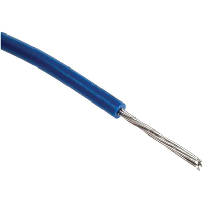RS PRO Blue 0.51 mm² Hook Up Wire, 20 AWG, 1C, 305m, MPPE Insulation