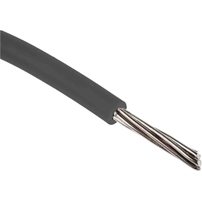 RS PRO Grey 1.32 mm² Hook Up Wire, 16 AWG, 1C, 305m, PVC Insulation