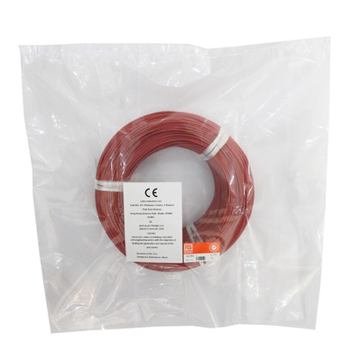 RS PRO Red 1 mm² Hook Up Wire, 199/0.08 mm, 5m, Silicone Insulation