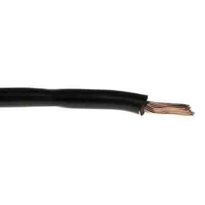 RS PRO Black 1.5 mm² Hook Up Wire, 16 AWG, 30/0.2 mm, 305m