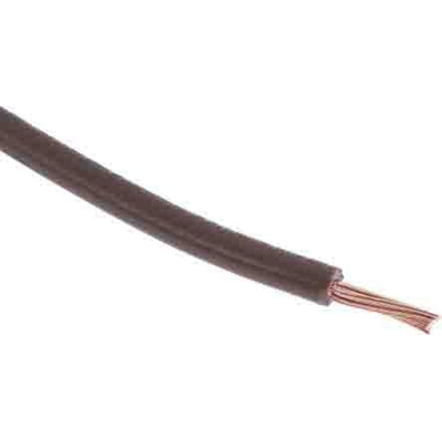 RS PRO Brown 1.5 mm² Hook Up Wire, 16 AWG, 30/0.2 mm, 305m