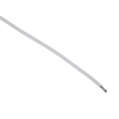 TE Connectivity White 0.38 mm² Harsh Environment Wire, 22 AWG, 19/34, 100m, Polyalkene Insulation