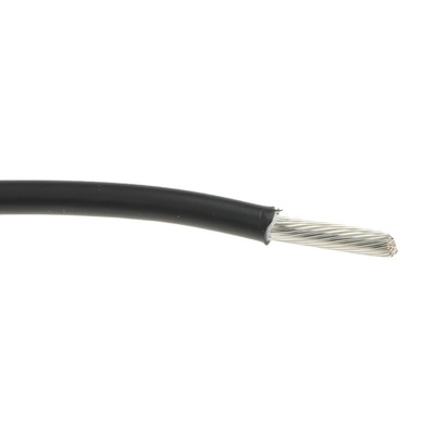 TE Connectivity Black 2.5 mm² Harsh Environment Wire, 0.29 mm, 100m, Polymer Insulation