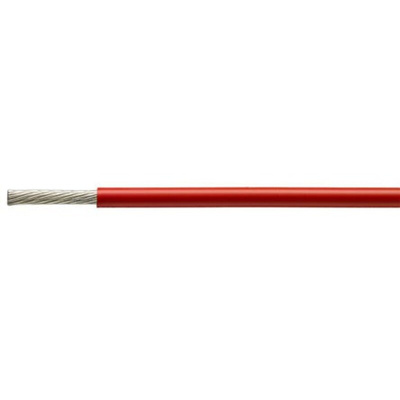 TE Connectivity Red 0.5 mm² Harsh Environment Wire, 0.18 mm, 100m, Polymer Insulation