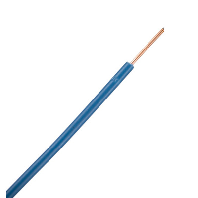 RS PRO Blue 0.5 mm² Hook Up Wire, 20 AWG, 1/0.8 mm, 100m, PVC Insulation