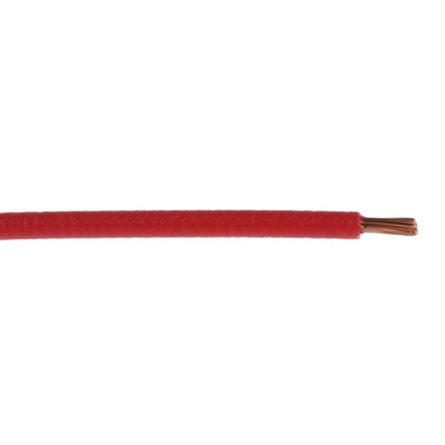 TE Connectivity ACW Series Red 0.5 mm² Automotive Wire, 19/0.19 mm, 100m