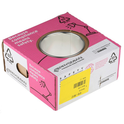 Prysmian 6491X Series Brown 2.5 mm² Hook Up Wire, 7/0.67 mm, 100m