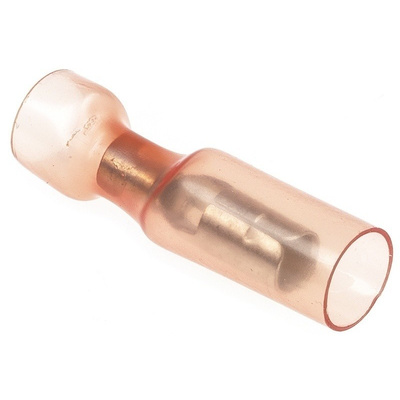 TE Connectivity, DuraSeal Insulated Female Crimp Bullet Connector, 0.5mm² to 1mm², 22AWG to 18AWG, 4mm Bullet diameter,