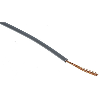 Lapp ÖLFLEX® H05Z-K 90° Series Grey 0.75 mm² Hook Up Wire, 18 AWG, 100m