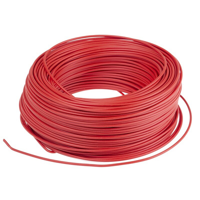 Lapp ÖLFLEX® H07Z-K 90° Series Red 1.5 mm² Hook Up Wire, 15 AWG, 100m