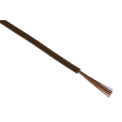 Lapp Brown 0.5 mm² Hook Up Wire, 20 AWG, 16/32 mm, 100m, PVC Insulation