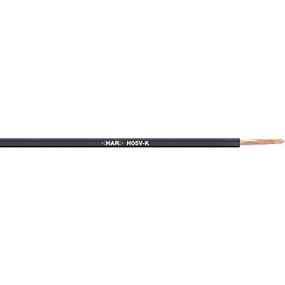 Lapp ÖLFLEX® H05V-K Series Black 0.75 mm² Hook Up Wire, 24/32, 100m, PVC Insulation