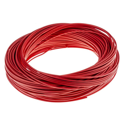 Lapp Red 1 mm² Hook Up Wire, 32/0.2 mm, 100m, PVC Insulation