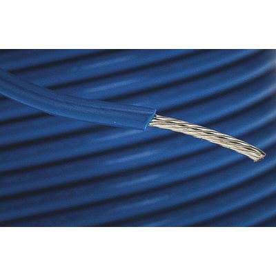 Alpha Wire Blue 0.52 mm² Hook Up Wire, 20 AWG, 10/0.25 mm, 30m, PVC Insulation