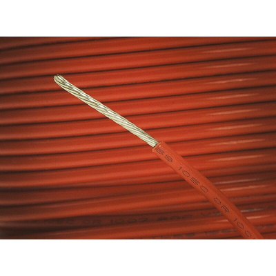 Alpha Wire Orange 0.52 mm² Hook Up Wire, 20 AWG, 10/0.25 mm, 30m, PVC Insulation