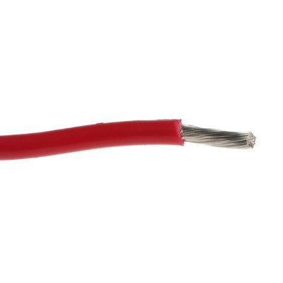 Alpha Wire Premium Series Red 1.3 mm² Hook Up Wire, 16 AWG, 26/0.25 mm, 30m, PVC Insulation