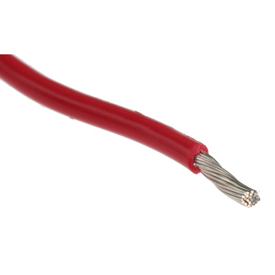 Alpha Wire Premium Series Red 1.3 mm² Hook Up Wire, 16 AWG, 26/0.25 mm, 30m, PVC Insulation