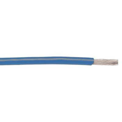 Alpha Wire Blue 2.1 mm² Hook Up Wire, 14 AWG, 41/0.25 mm, 30m, PVC Insulation