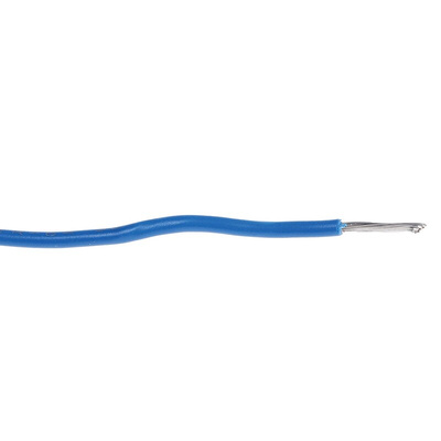 Alpha Wire Premium Series Blue 0.81 mm² Hook Up Wire, 18 AWG, 16/0.25 mm, 305m, PVC Insulation