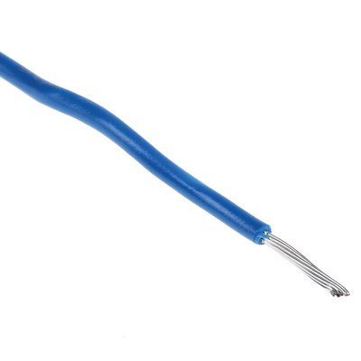 Alpha Wire Premium Series Blue 0.81 mm² Hook Up Wire, 18 AWG, 16/0.25 mm, 305m, PVC Insulation