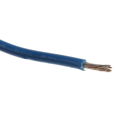 Alpha Wire Premium Series Blue 0.51 mm² Hook Up Wire, 20 AWG, 10/0.25 mm, 305m, PVC Insulation