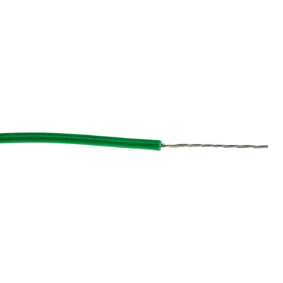 Alpha Wire Hook Up Wire Series Green 0.23 mm² Harsh Environment Wire, 24 AWG, 7/0.20 mm, 304m, PVC Insulation