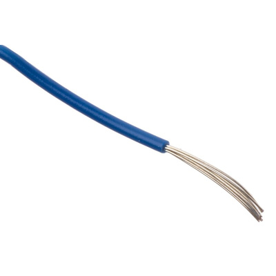 Alpha Wire Blue 0.2 mm² Hook Up Wire, 24 AWG, 7/0.20 mm, 30m, SR-PVC Insulation