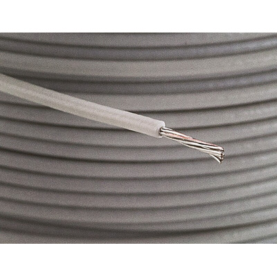 Alpha Wire 3251 Series White 0.33 mm² Hook Up Wire, 22 AWG, 7/0.25 mm, 30m, SR-PVC Insulation