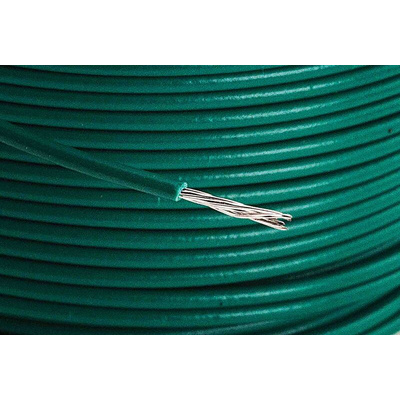 Alpha Wire 3251 Series Green 0.33 mm² Hook Up Wire, 22 AWG, 7/0.25 mm, 30m, SR-PVC Insulation