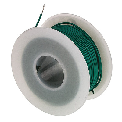 Alpha Wire 3251 Series Green 0.33 mm² Hook Up Wire, 22 AWG, 7/0.25 mm, 30m, SR-PVC Insulation
