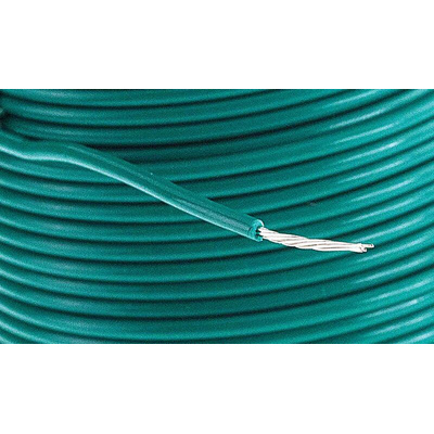 Alpha Wire Premium 3051 Series Green 0.35 mm² Harsh Environment Wire, 22 AWG, 7/0.25 mm, 30m, PVC Insulation