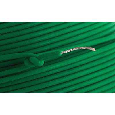 Alpha Wire Green 0.09 mm² PTFE Equipment Wire, 28 AWG, 7/0.13 mm, 30m, PTFE Insulation