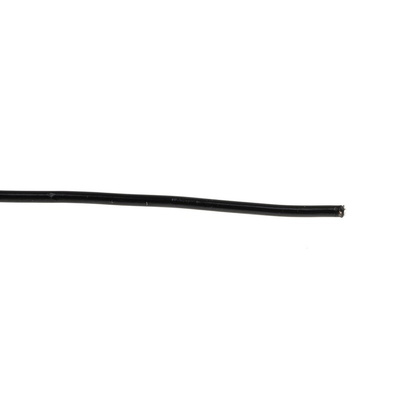 Alpha Wire Premium Series Black 0.14 mm² Hook Up Wire, 26 AWG, 7/0.16 mm, 30m, PTFE Insulation