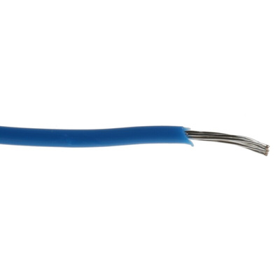 Alpha Wire Premium Series Blue 0.14 mm² Hook Up Wire, 26 AWG, 7/0.16 mm, 30m, PTFE Insulation