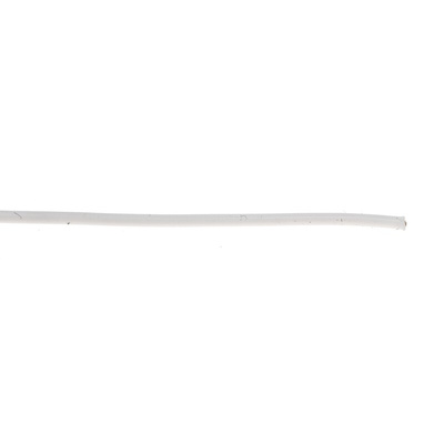 Alpha Wire Premium Series White 0.23 mm² Hook Up Wire, 24 AWG, 7/0.20 mm, 30m, PTFE Insulation